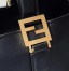 Fendi FF Tote Small Bag In Black Calfskin