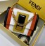 Fendi Kan U Bag In Multicolor Leather and Suede