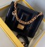 Fendi Kan U Bag In Black Leather and Suede