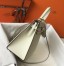 Hermes Kelly 28cm Sellier Bag In White Epsom Leather