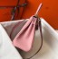 Hermes Kelly 32cm Retourne Bag In Pink Clemence Leather