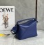 Loewe Puzzle Edge Small Bag In Deep Purple Satin Calfskin