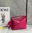 Loewe Puzzle Edge Small Bag In Ruby Red Satin Calfskin