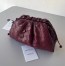 Bottega Veneta Mini Pouch In Grape Intrecciato Lambskin