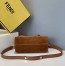 Fendi By The Way Medium Bag In Brown Suede