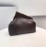 Fendi Medium First Bag In Dark Brown Python Leather