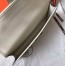 Hermes Jige Elan 29 Clutch Bag In White Epsom Leather