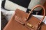 Hermes Birkin 25cm Bag In Gold Clemence Leather