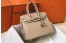 Hermes Birkin 30cm Bag In Argile Clemence Leather