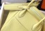 Hermes Lindy 26cm Bag In Jaune Poussin Clemence With GHW
