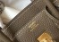 Hermes Birkin 25cm Bag In Taupe Clemence Leather