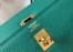 Hermes Kelly 25cm Sellier Bag In Malachite Epsom Leather