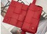 Bottega Veneta Cassette Belt Bag In Red Intrecciato Leather