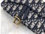 Dior Blue Oblique Saddle Belt Bag