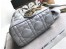 Dior Mini Lady Dior Bag In Grey Pearly Lambskin