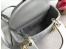 Dior Mini Lady Dior Bag In Grey Pearly Lambskin