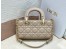 Dior Lady D-Joy Small Bag In Hazelnut Cannage Lambskin