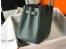 Hermes Birkin 25cm Bag In Vert Amande Clemence Leather