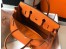 Hermes Birkin 30cm Bag In Orange Clemence Leather