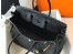 Hermes Birkin 35cm Bag In Black Clemence Leather