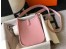 Hermes Evelyne III TPM Mini Bag In Pink Clemence Leather