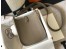 Hermes Evelyne III TPM Mini Bag In Taupe Clemence Leather