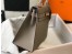 Hermes Kelly 28cm Sellier Bag In Gris Asphalt Epsom Leather