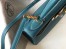 Hermes Kelly 32cm Retourne Bag In Blue Jean Clemence Leather