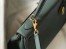 Hermes Kelly 32cm Retourne Bag In Vert Amande Clemence Leather