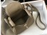 Hermes Lindy Mini Bag In Tourterelle Clemence Calfskin