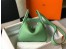 Hermes Lindy Mini Bag In Vert Criquet Clemence Calfskin