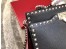 Valentino Black Medium Rockstud Top Handle Bag