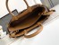 Prada Buckle Large Handbag with Belt in Caramel Calfskin 