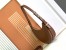 Prada Arque Shoulder Bag in Brown Leather