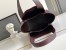 Prada Small Tote Bag in Burgundy Grained Leather