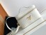 Prada Mini Vanity Bag in White Grained Leather