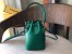 Fendi Mon Tresor Mini Bucket Bag In Green Calfskin