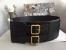 Dior D-Waist Belt 100MM In Black Smooth Calfskin