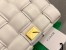 Bottega Veneta Small Padded Cassette Bag In White Lambskin