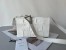 Bottega Veneta Cassett Bag In White Wrinkled Calfskin