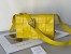 Bottega Veneta Cassett Bag In Yellow Wrinkled Calfskin