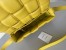 Bottega Veneta Padded Cassette Bag In Yellow Lambskin