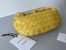 Bottega Veneta BV Jodie Mini Bag In Yellow Intrecciato Lambskin