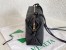 Bottega Veneta Small Loop Bag In Black Intrecciato Lambskin