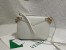 Bottega Veneta Mount Medium Envelope Bag In White Calfskin