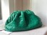 Bottega Veneta Large Pouch Clutch In Green Intrecciato Lambskin