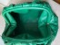 Bottega Veneta Large Pouch Clutch In Green Intrecciato Lambskin