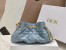 Dior Ammi Small Bag in Blue Macrocannage Lambskin