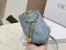 Dior Ammi Small Bag in Blue Macrocannage Lambskin