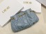 Dior Ammi Small Bag in Blue Macrocannage Lambskin